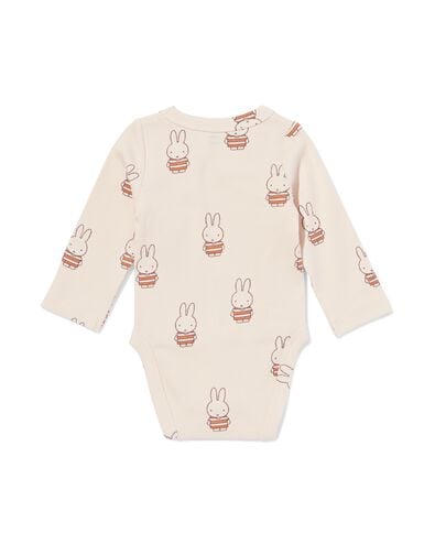 Mitwachsender Miffy-Wickelbody aus Ripp mit Strech ecru ecru - 33410020ECRU - HEMA