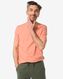 heren t-shirt met stretch roze L - 2115216 - HEMA