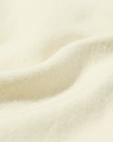 t-shirt femme col rond - manche longue blanc cassé M - 36351072 - HEMA