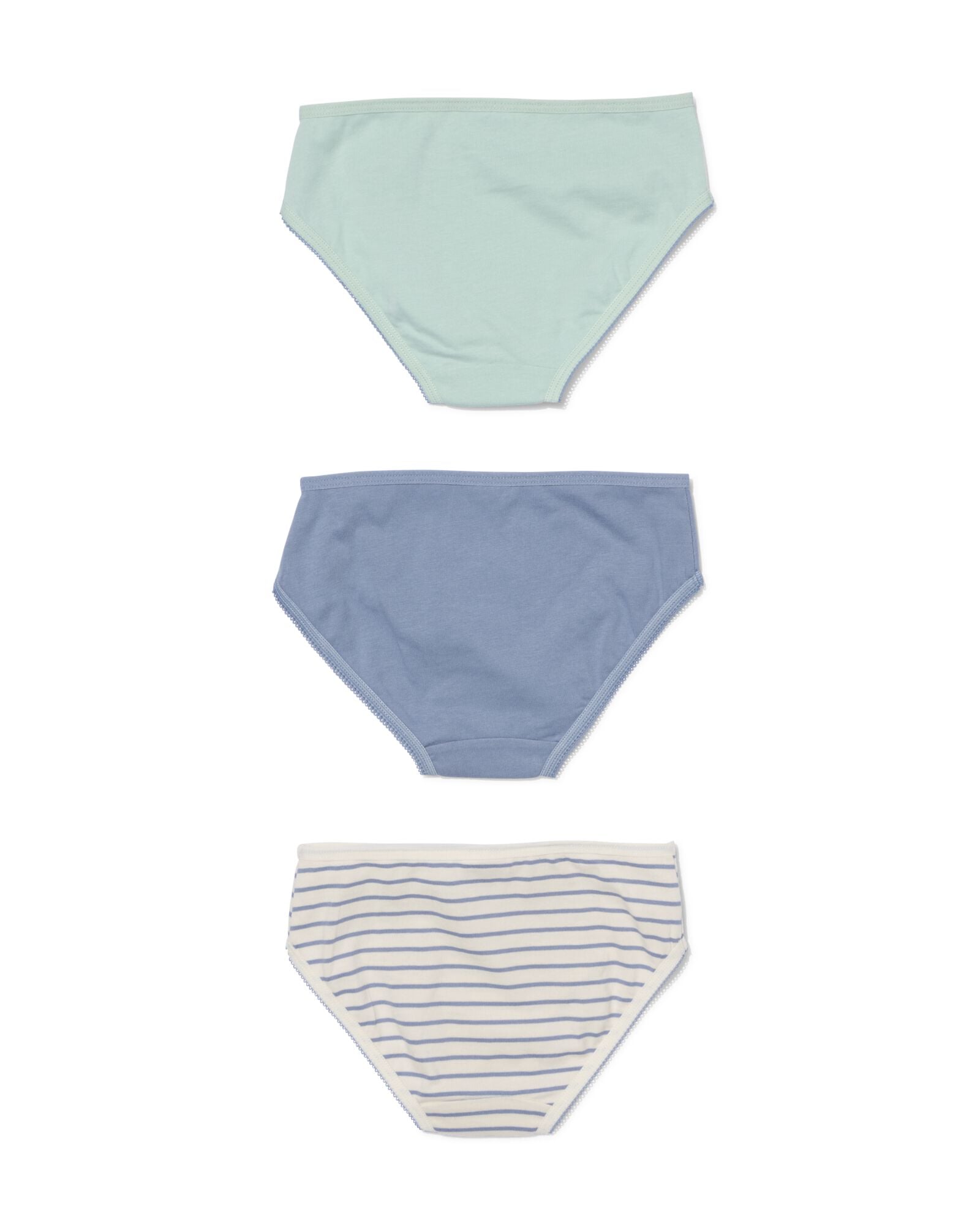 3 slips en coton pour enfant bleu - 19331230BLUE - HEMA
