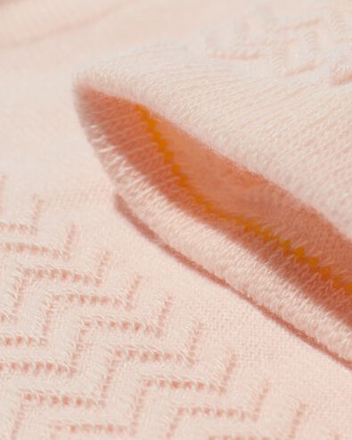 socquettes femme avec coton rose pâle 39/42 - 4240297 - HEMA
