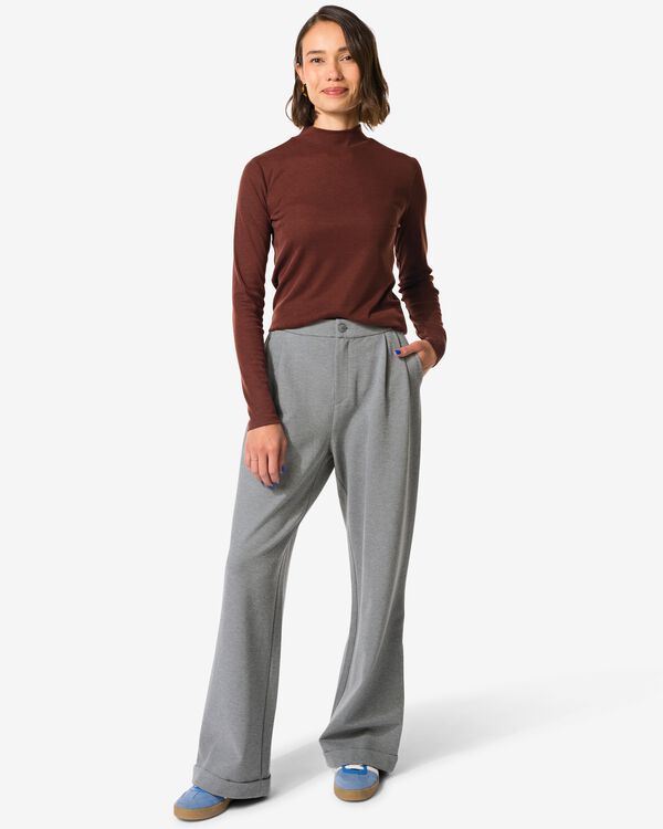 pantalon femme Devin gris moyen - 36299075MIDGREY - HEMA