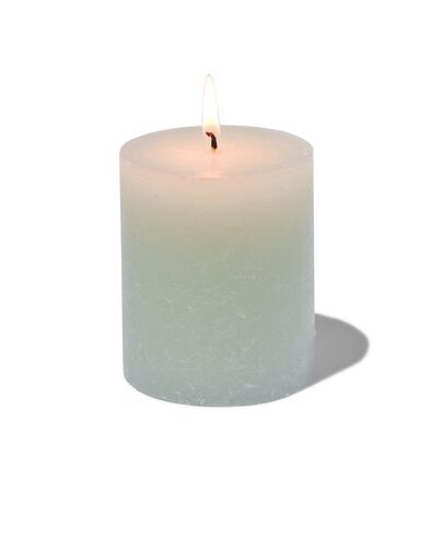 bougie rustique &Oslash;7x8 vert clair vert clair 7 x 8 - 13503181 - HEMA