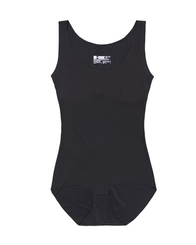 medium corrigerende bodysuit zwart XL - 21510018 - HEMA