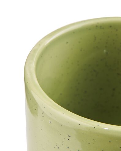 pot décoratif céramique avec couvercle Ø10.5x10.5 vert - 13323028 - HEMA