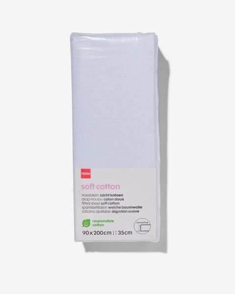 Spannbettlaken Boxspring - Soft Cotton - weiß weiß - 1000014002 - HEMA