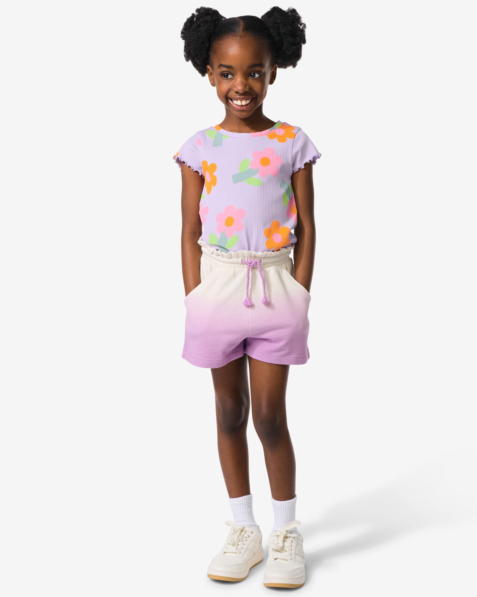 sweatshort enfant d&eacute;grad&eacute; violet - 30856907PURPLE - HEMA