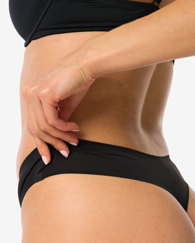 string femme second skin en micro noir - 1000001841 - HEMA