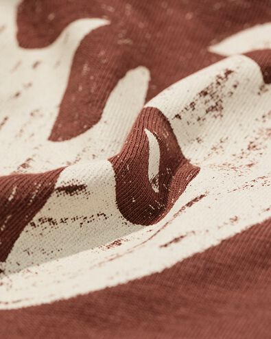 kinder T-shirt planten - 2 stuks bruin bruin - 30717003BROWN - HEMA