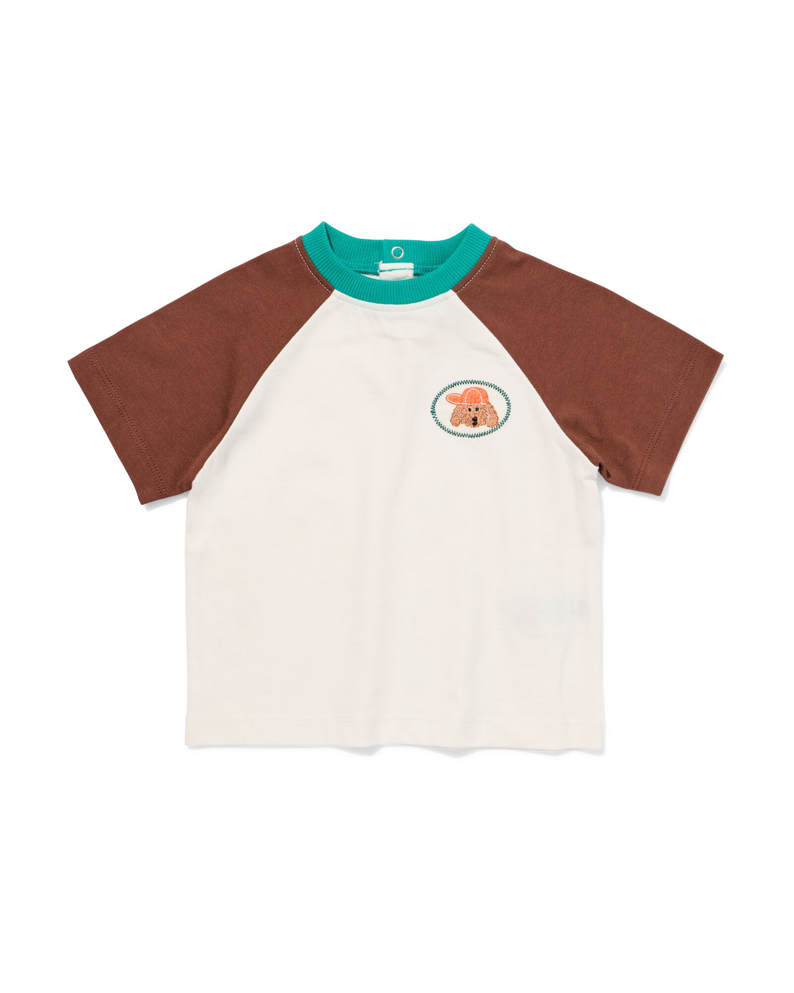 t-shirt b&eacute;b&eacute; jersey chien blanc blanc - 33191970WHITE - HEMA
