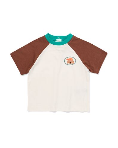 t-shirt b&eacute;b&eacute; jersey chien blanc blanc - 33191970WHITE - HEMA
