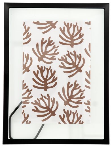 floating fotolijst metaal 15x20 zwart 15 x 20 zwart - 13622014 - HEMA