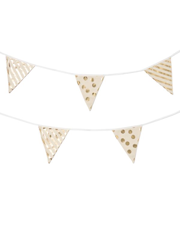 Textil-Wimpelkette in Gold, 8&nbsp;m - 14250150 - HEMA