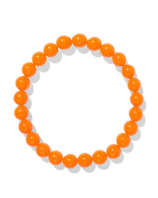 Perlenkette orange - 60800296 - HEMA