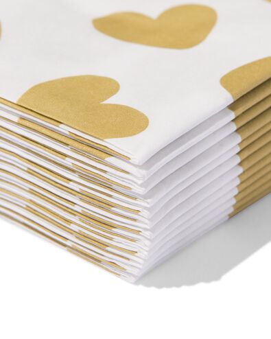 serviettes 33x18cm papier c&oelig;ur - 12 pi&egrave;ces - 14250377 - HEMA