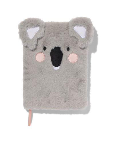 carnet lign&eacute; fluffy koala A5 - 14130094 - HEMA