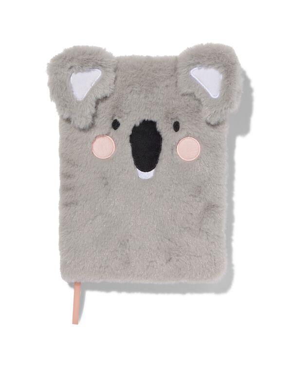 carnet lign&eacute; fluffy koala A5 - 14130094 - HEMA