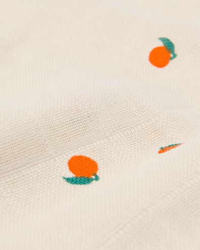 linge hydrophile 110x100 XL relief mandarine - 33304230 - HEMA