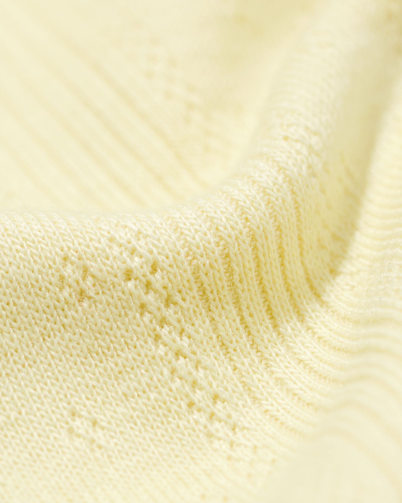 dames T-shirt Colette ajour geel geel - 36207520YELLOW - HEMA