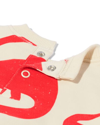 sweat dinosaures pour b&eacute;b&eacute;  &eacute;cru - 33112770ECRU - HEMA