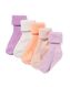 5 paires de chaussettes bébé avec bambou rose 18-24 m - 4760094 - HEMA