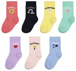 7er-Pack Kinder-Socken bunt bunt - 1000026509 - HEMA