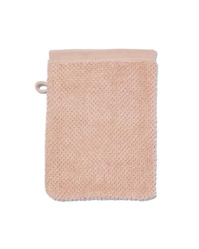 Waschhandschuh, recycelt, Baumwolle, 16 x 21 cm, altrosa - 5240216 - HEMA