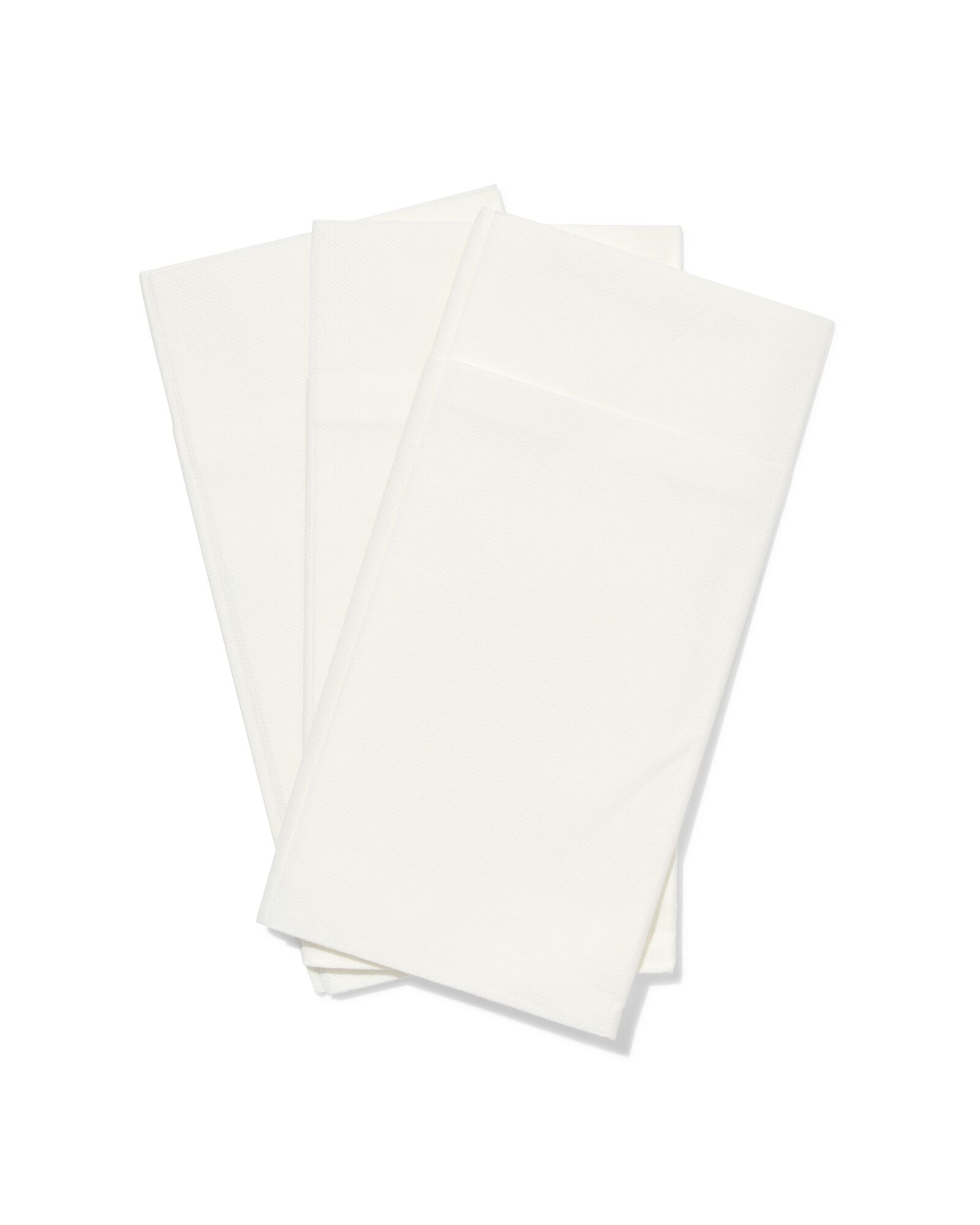serviettes 10x20cm papier blanc - 20 pi&egrave;ces - 14200302 - HEMA