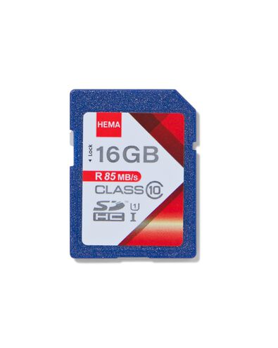 carte mémoire SD 16 Go - 39520008 - HEMA