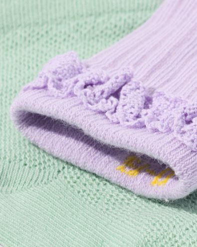 babysokken ajour - 5 paar poeder - 4730070POWDER - HEMA