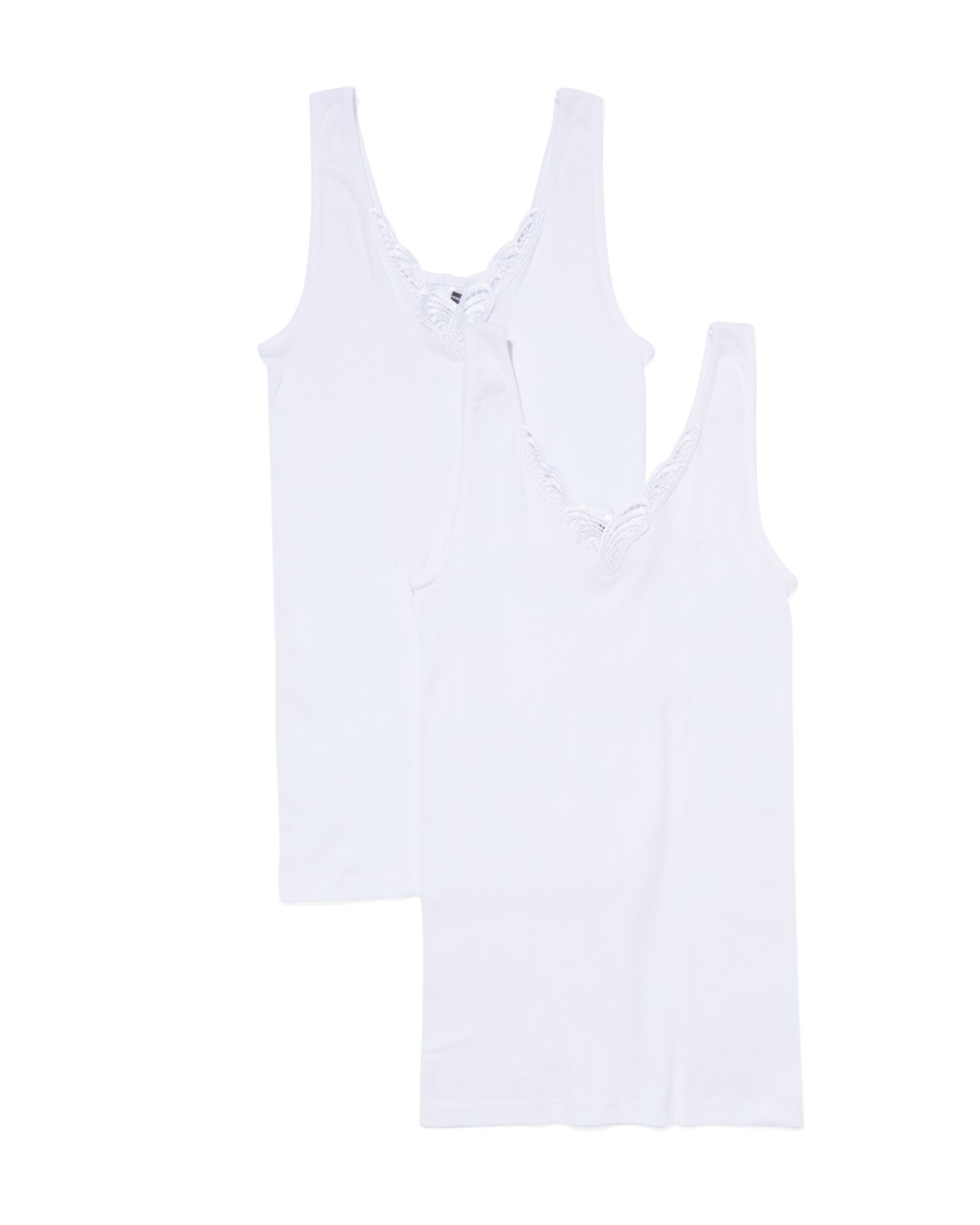 2er-Pack Damen-Hemden weiß - 1000002169 - HEMA