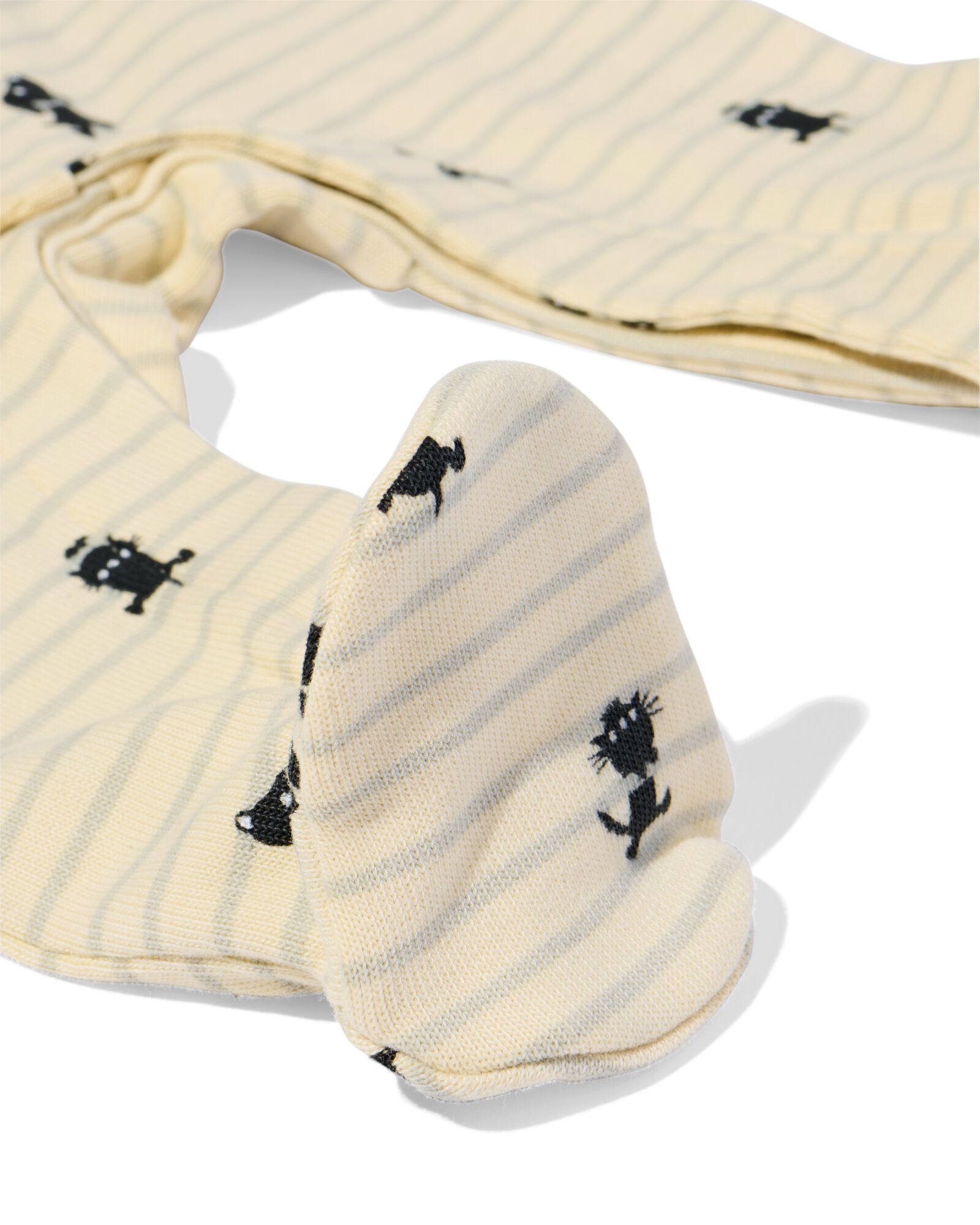 barboteuse nouveau-n&eacute; Takkie et Siepie c&ocirc;tel&eacute;e jersey rayures &eacute;cru &eacute;cru - 33441820ECRU - HEMA