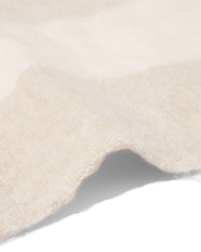 plaid 130x150cm aspect laine rayures beige - 7325174 - HEMA