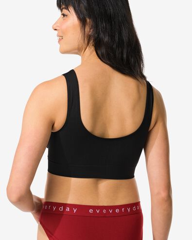 brassi&egrave;re sans coutures femme non pr&eacute;form&eacute;e noir - 1000024179 - HEMA