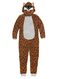 pyjama combinaison enfant renard marron - 1000009041 - HEMA