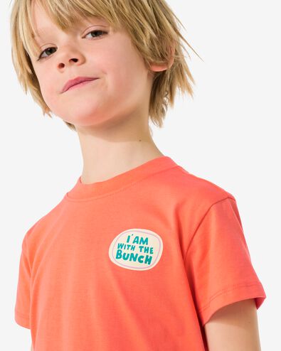 Kinder-T-Shirt, Fr&uuml;chte korallfarben 110/116 - 30716645 - HEMA