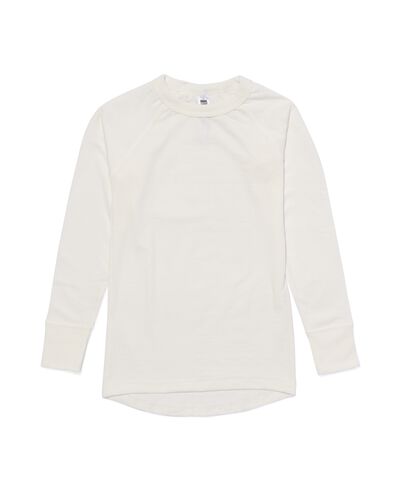 t-shirt thermo enfant blanc 158/164 - 19309116 - HEMA