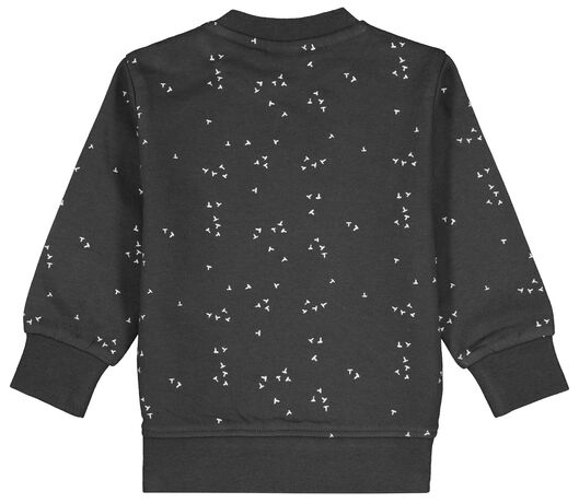 baby sweater donkergrijs - 1000028197 - HEMA