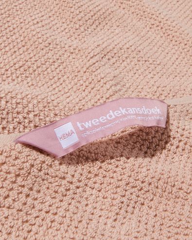 serviette de bain 2&egrave;me vie coton recycl&eacute; rose p&acirc;le rose p&acirc;le - 1000031878 - HEMA