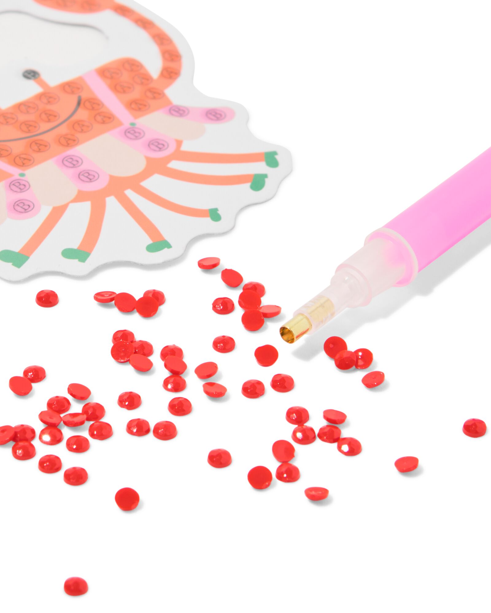 diamond painting stickers circus - 3 stuks - 15900506 - HEMA