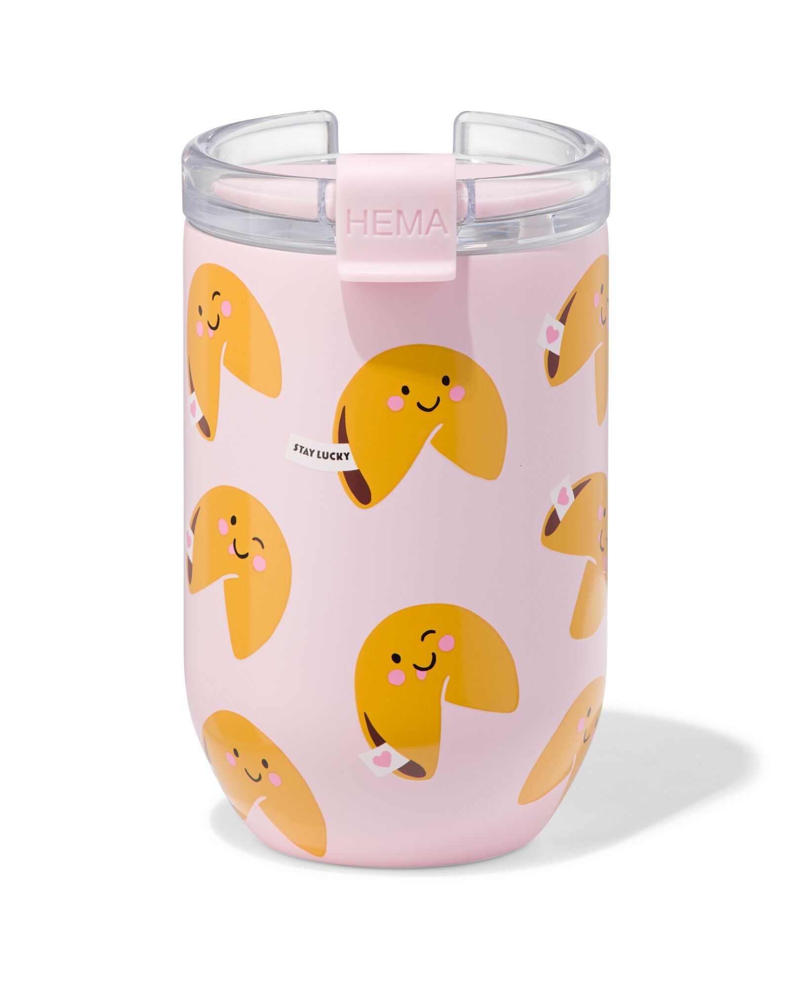 Kaffeebecher to go, 350 ml, Edelstahl, Gl&uuml;ckskeks - 61100069 - HEMA