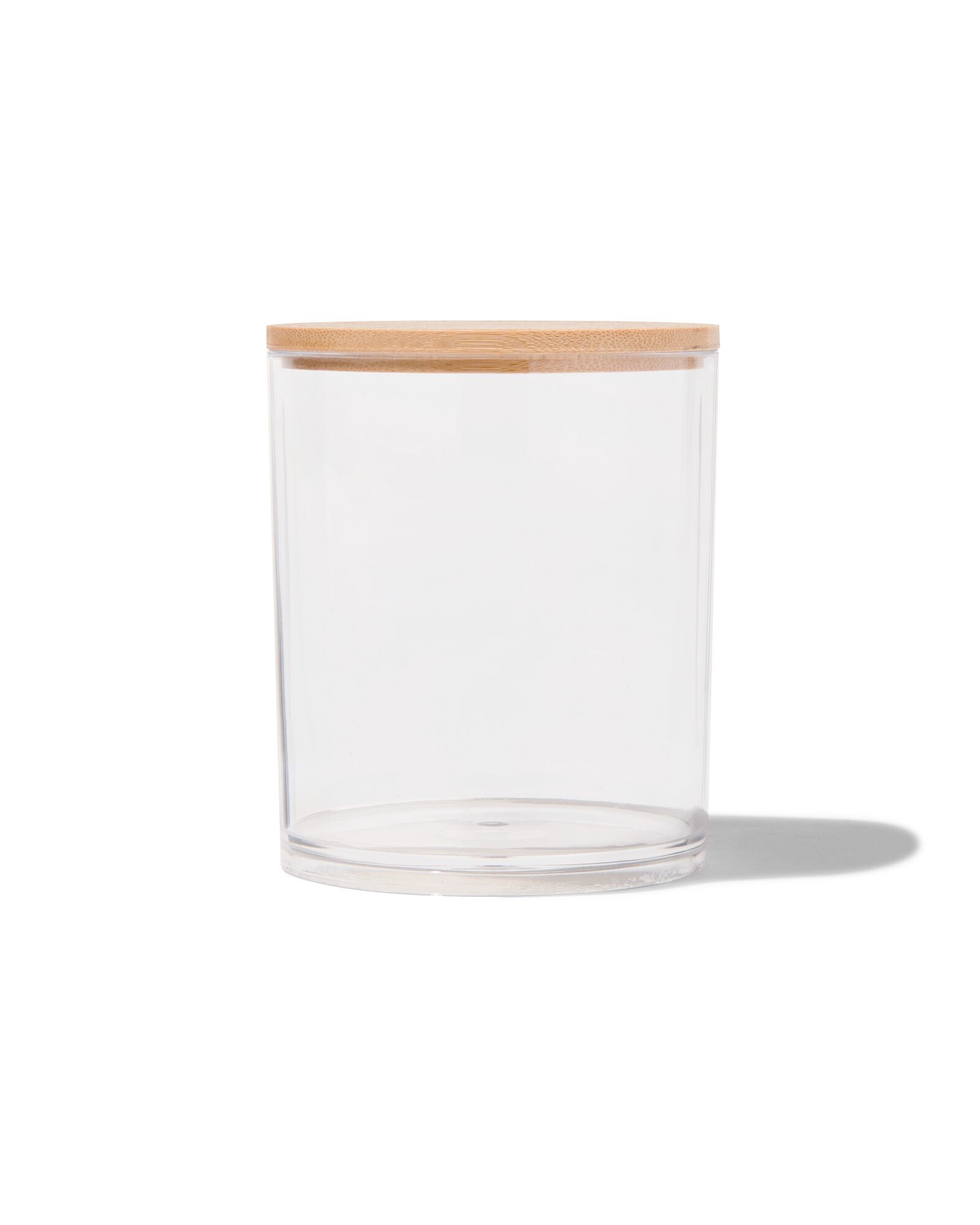 organiseur rond transparent avec couvercle &Oslash;8.7x10.6 - 80330012 - HEMA