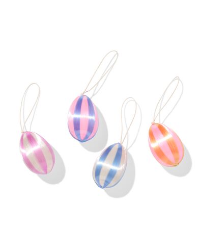 Oster-Anh&auml;nger Satin Ei - 4 St&uuml;ck - 25800076 - HEMA