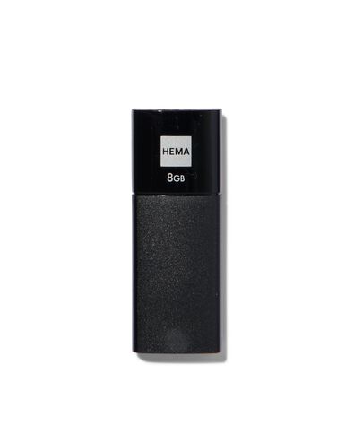 USB stick 2.0 8GB zwart - 39540001 - HEMA