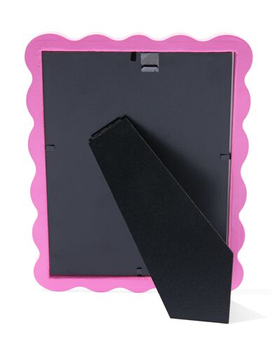 Bilderrahmen 15 &times; 20 cm, Holz, Wellen, Rosa - 13640004 - HEMA