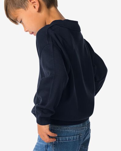 polo enfant bleu fonc&eacute; - 30704806DARKBLUE - HEMA