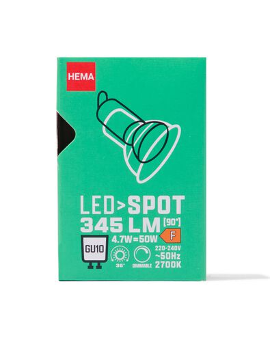 LED-Spot, klar, GU10, 4.7 W, 345 lm, dimmbar - 20070010 - HEMA