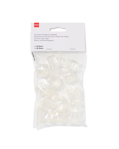 capuchons de pieds de chaises en silicone - 24 pi&egrave;ces - 81000020 - HEMA