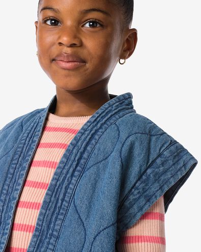 gilet enfant denim bleu - 30865764BLUE - HEMA