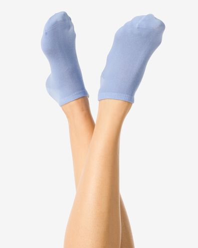 chaussette bambou femme  bleu clair bleu clair - 4270550LIGHTBLUE - HEMA
